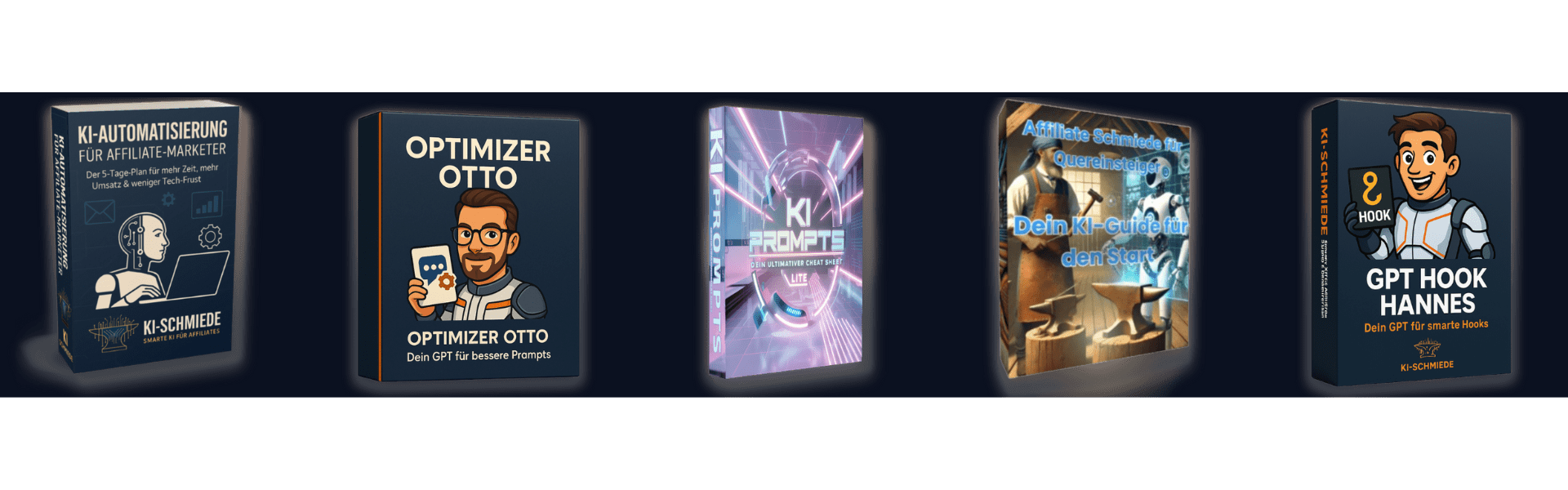 Kostenlose KI Tools: 5 GPT Freebies für Affiliates mit Optimizer Otto, Hook Hannes und gratis KI Textgenerator